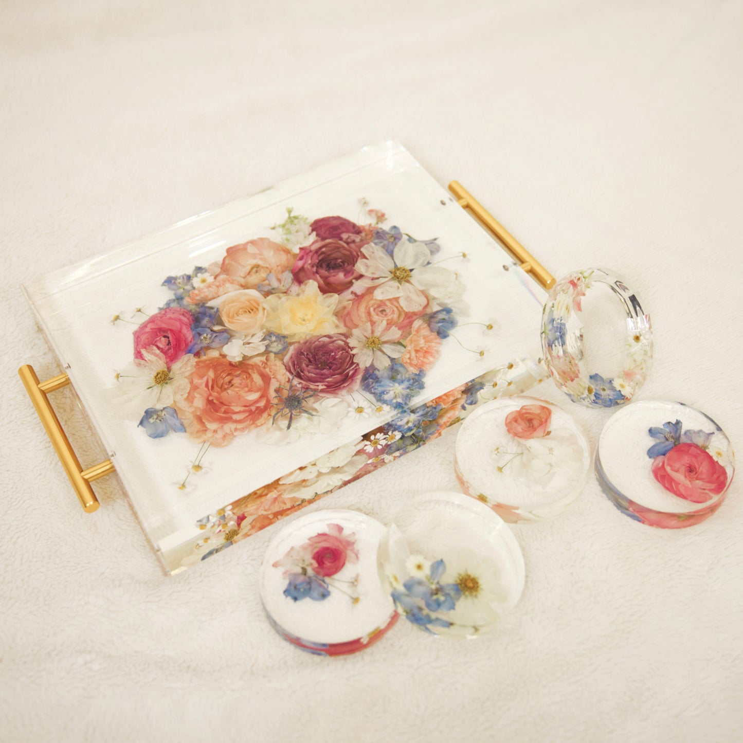 Resin Floral Tray