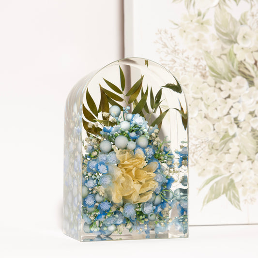 Arch - Resin Floral Block